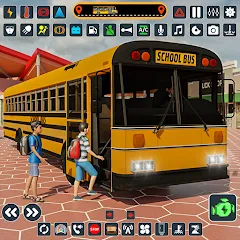 Взлом School Bus 3d : City Bus Games (Школьный автобус симулятор игры на автобусе)  [МОД Все открыто] - стабильная версия apk на Андроид