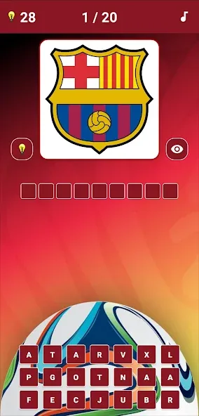 Guess the Soccer Logo Quiz  [МОД Все открыто] Screenshot 3