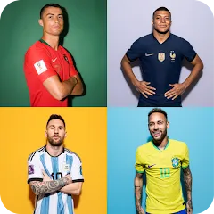 Взломанная Guess The Soccer Player Quiz  [МОД Много монет] - последняя версия apk на Андроид