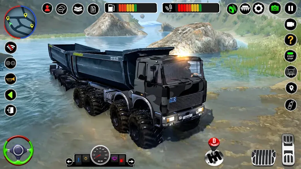 Offroad Mud Truck Simulator 3D  [МОД Unlocked] Screenshot 2