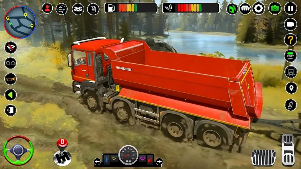 Offroad Mud Truck Simulator 3D  [МОД Unlocked] Screenshot 4