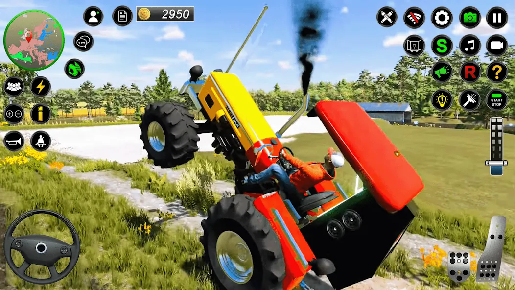 Real Farmer Tractor Drive Game (Фармер Трактор 3Д Фермерские Игры)  [МОД Unlocked] Screenshot 1