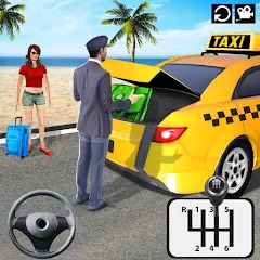 Взлом Taxi Simulator 3d Taxi Driver  [МОД Бесконечные монеты] - стабильная версия apk на Андроид