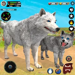 Взломанная Wild Wolf Simulator Games  [МОД Unlocked] - полная версия apk на Андроид