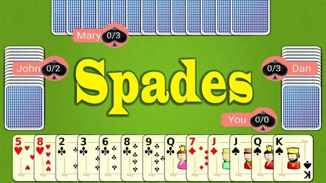 Spades Mobile  [МОД Mega Pack] Screenshot 1