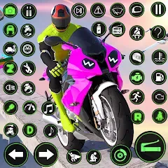 Скачать взломанную Racing Bike Stunt Games Master (Гонки на мотоциклах Мастер игр в трюки)  [МОД Меню] - полная версия apk на Андроид