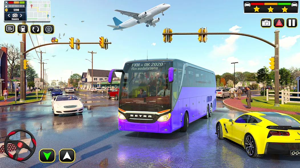 City Bus Simulator Bus Games (Сити Бас Симулятор Бас Игры)  [МОД Бесконечные деньги] Screenshot 2