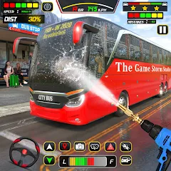 Скачать взломанную City Bus Simulator Bus Games (Сити Бас Симулятор Бас Игры)  [МОД Бесконечные деньги] - стабильная версия apk на Андроид