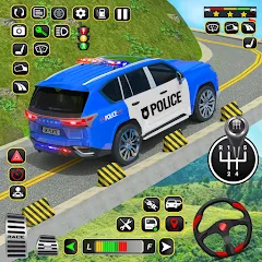 Скачать взлом Police Car Driving School Game (Полицейская школа вождения автомобилей)  [МОД Бесконечные деньги] - последняя версия apk на Андроид