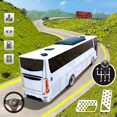 Взломанная Modern Bus Simulator: Bus Game  [МОД Все открыто] - стабильная версия apk на Андроид