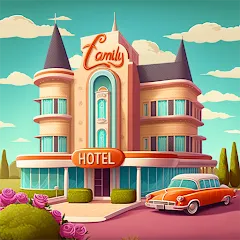 Взлом Merge Hotel: Family Story Game (Мердж Отель)  [МОД Mega Pack] - стабильная версия apk на Андроид