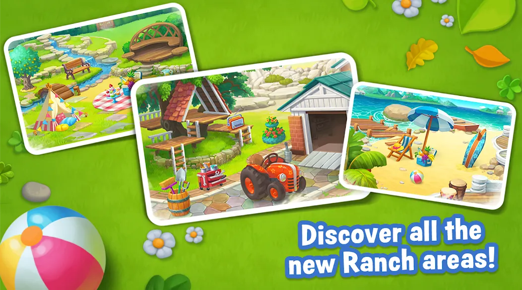 Ranch Adventures: Amazing Matc  [МОД Unlocked] Screenshot 2