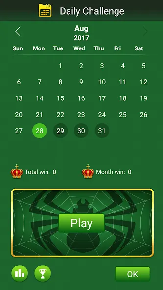 Spider Solitaire  [МОД Много денег] Screenshot 2