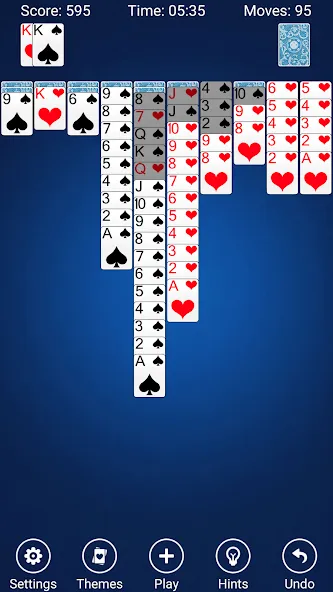 Spider Solitaire  [МОД Много денег] Screenshot 4