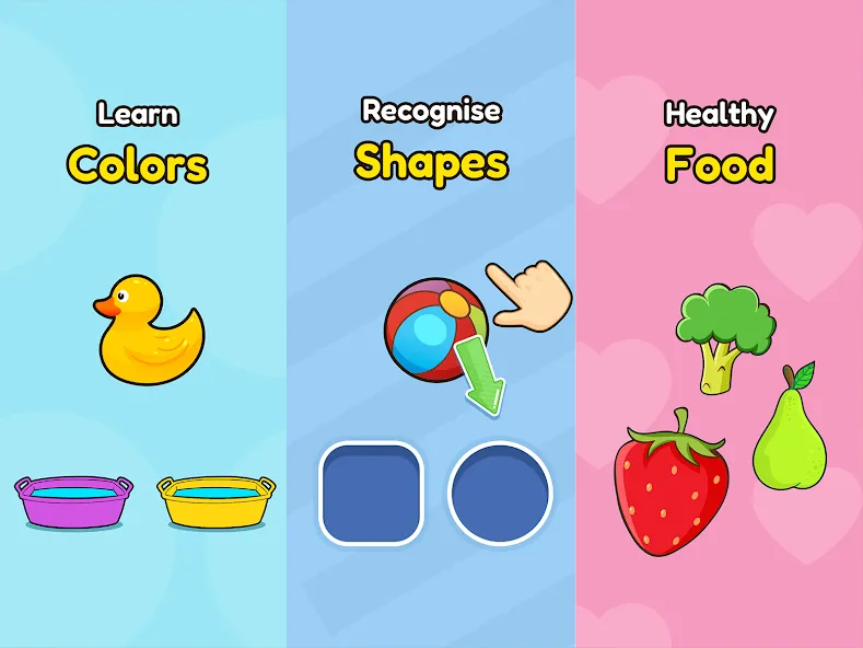 Bebi: Baby Games for 2-4y kids  [МОД Mega Pack] Screenshot 1