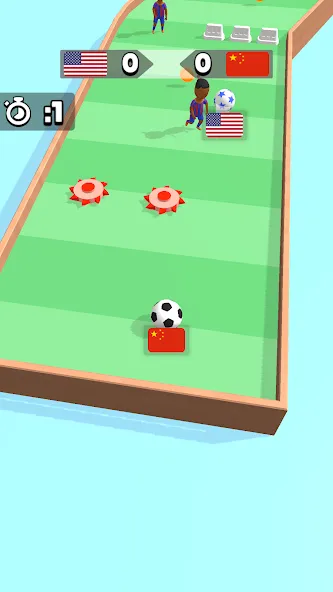 Soccer Dash (окер Даш)  [МОД Mega Pack] Screenshot 2