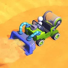 Взломанная Sand Miner: Idle Mining Game (Сэнд Майнер)  [МОД Много монет] - последняя версия apk на Андроид