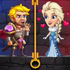 Взлом Mr. Knight: Pin Puzzles  [МОД Много денег] - полная версия apk на Андроид