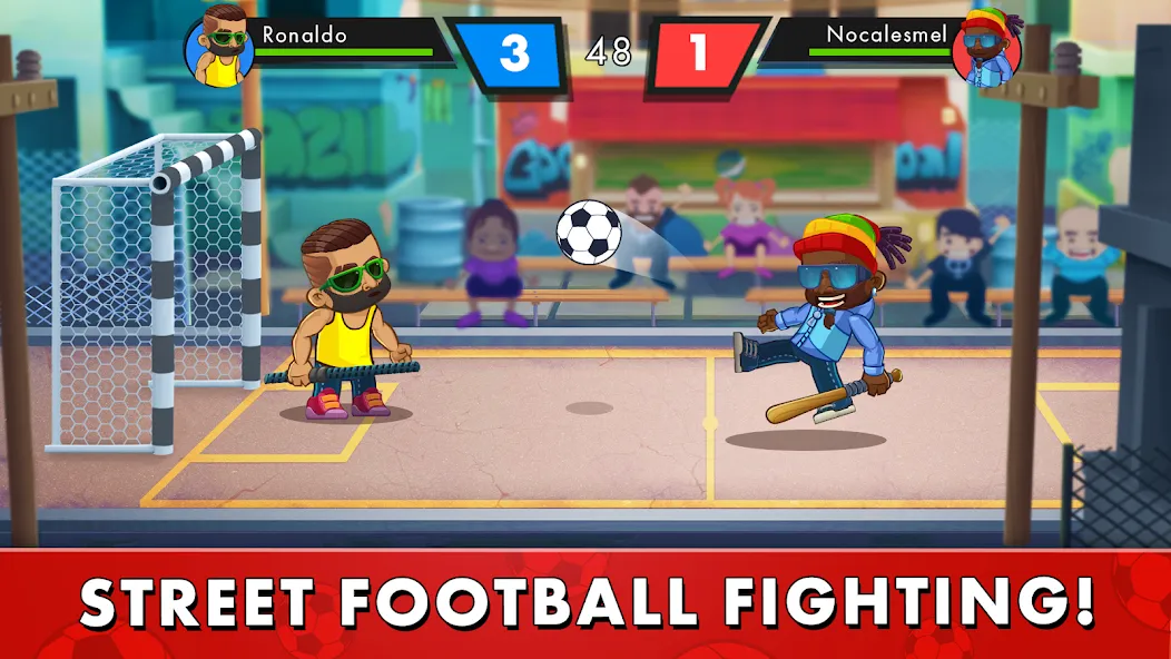 Street Soccer：Ultimate Fight  [МОД Все открыто] Screenshot 1