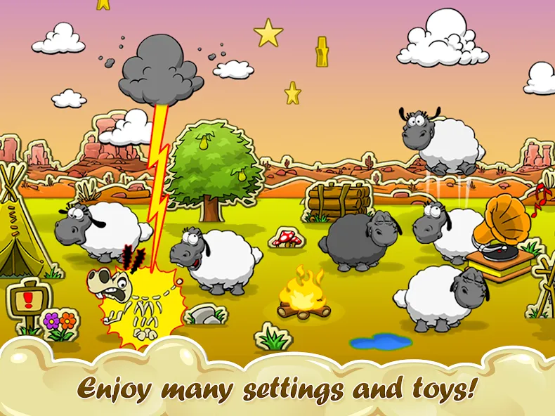 Clouds & Sheep  [МОД Все открыто] Screenshot 3