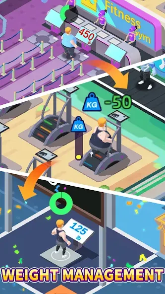 Fitness Club Tycoon (Фитнес Клуб Тайкун)  [МОД Mega Pack] Screenshot 1