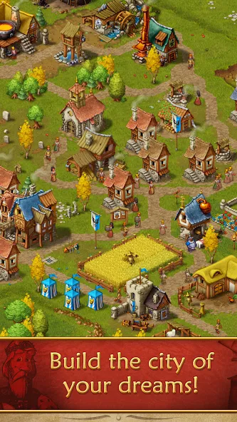 Townsmen  [МОД Unlimited Money] Screenshot 2