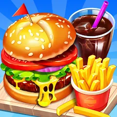 Взломанная Cooking Restaurant Food Games  [МОД Много монет] - полная версия apk на Андроид