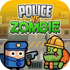 Взломанная Police vs Zombie: Zombie City (Полиция против зомби)  [МОД Много денег] - стабильная версия apk на Андроид