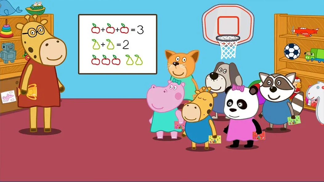 Kindergarten: Learn and play  [МОД Бесконечные монеты] Screenshot 1