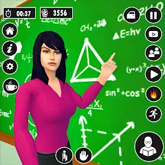 Взломанная High School Teacher Life Game  [МОД Бесконечные деньги] - полная версия apk на Андроид