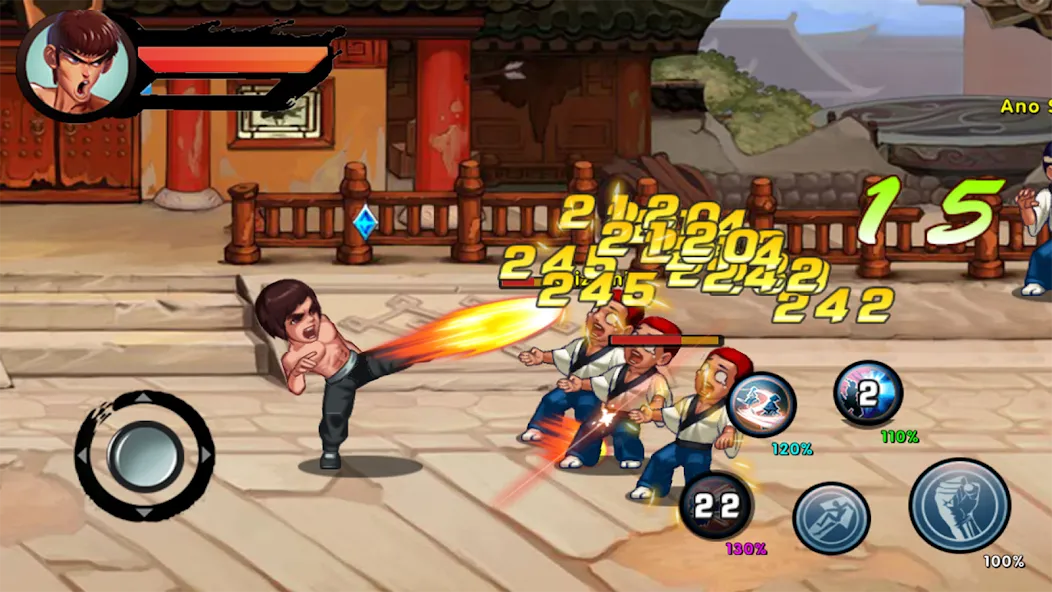 Kung Fu Attack: Final Fight (Кунгфу Атака)  [МОД Menu] Screenshot 1