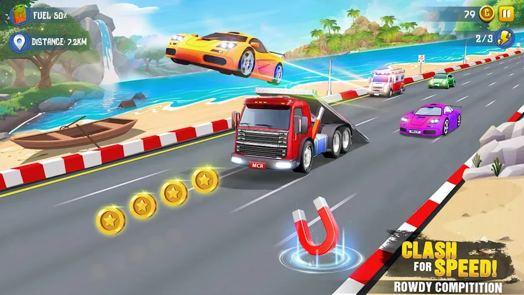 Mini Car Racing Game Legends  [МОД Много монет] Screenshot 3