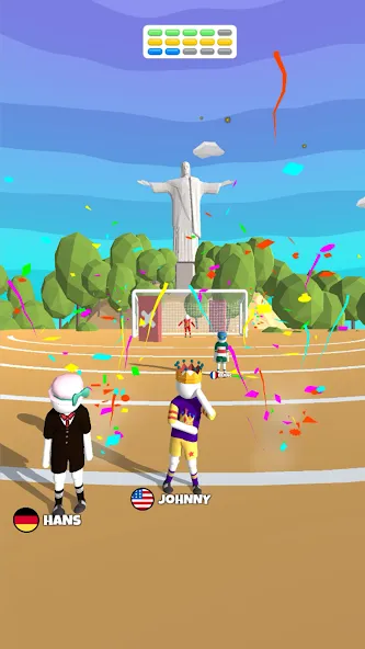 Goal Party - Soccer Freekick (Гоал Парти)  [МОД Unlimited Money] Screenshot 1