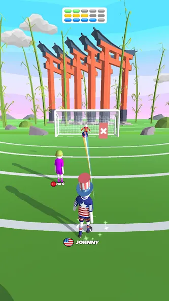 Goal Party - Soccer Freekick (Гоал Парти)  [МОД Unlimited Money] Screenshot 4