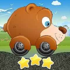 Скачать взломанную Racing car game for kids  [МОД Все открыто] - полная версия apk на Андроид