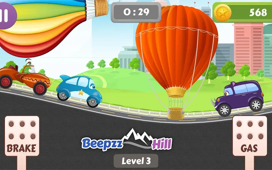 Car Racing game for toddlers  [МОД Бесконечные деньги] Screenshot 2