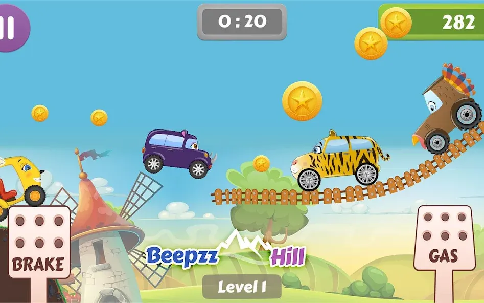 Car Racing game for toddlers  [МОД Бесконечные деньги] Screenshot 3