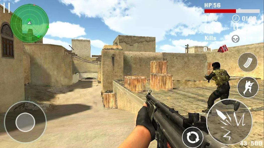 Gun Strike Shoot 3D  [МОД Menu] Screenshot 3