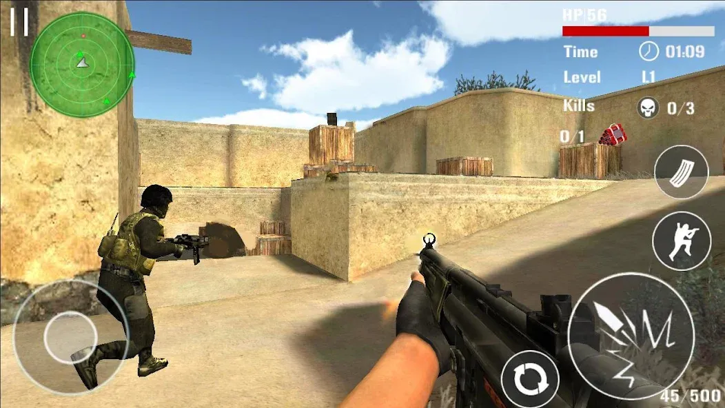 Gun Strike Shoot 3D  [МОД Menu] Screenshot 4