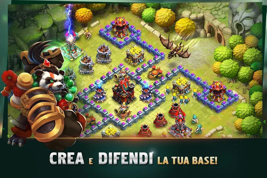 Clash of Lords 2: Italiano (Клэш оф Лордс 2)  [МОД Много денег] Screenshot 1