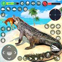 Взломанная Crocodile Games: Animal Games  [МОД Бесконечные деньги] - последняя версия apk на Андроид