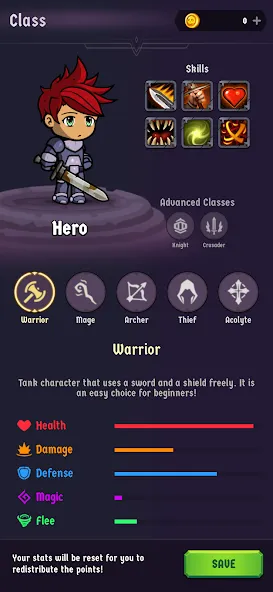 The Walking Hero - Idle RPG (Зе Волкинг Хиро)  [МОД Бесконечные деньги] Screenshot 2