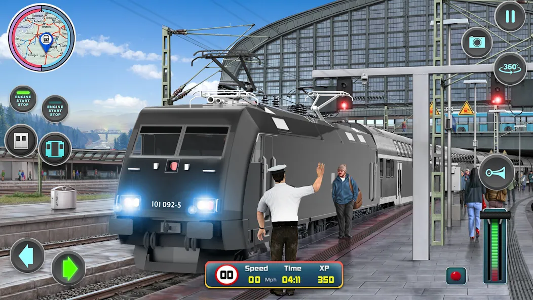 City Train Driver- Train Games  [МОД Меню] Screenshot 1