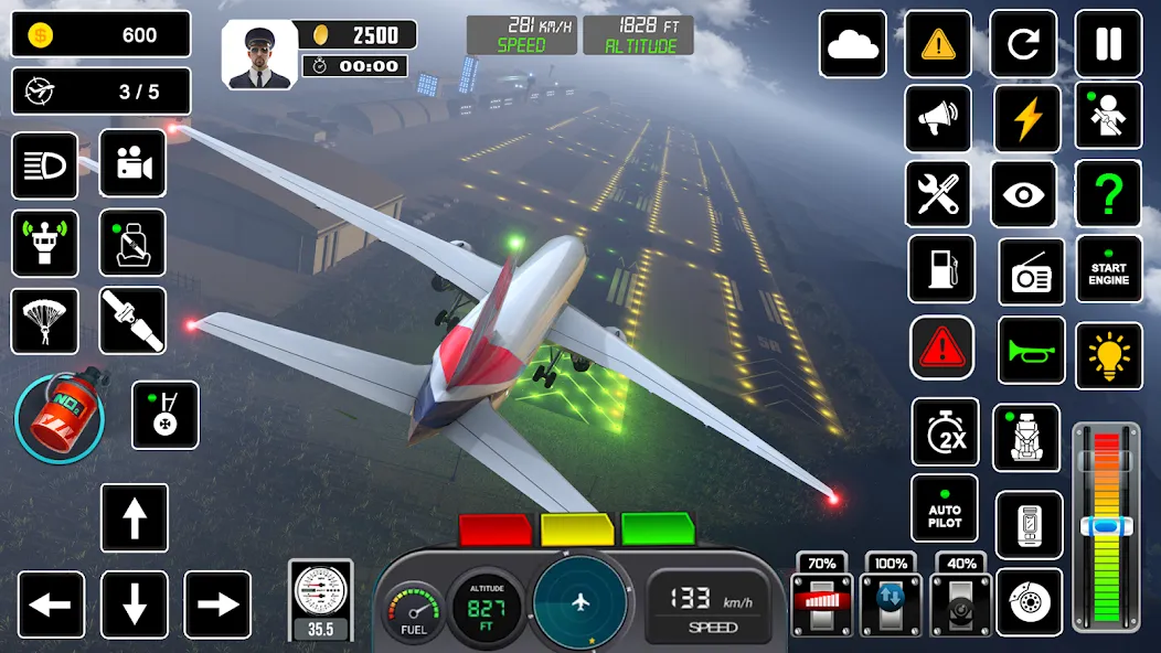 Pilot Flight Simulator Games  [МОД Mega Pack] Screenshot 3