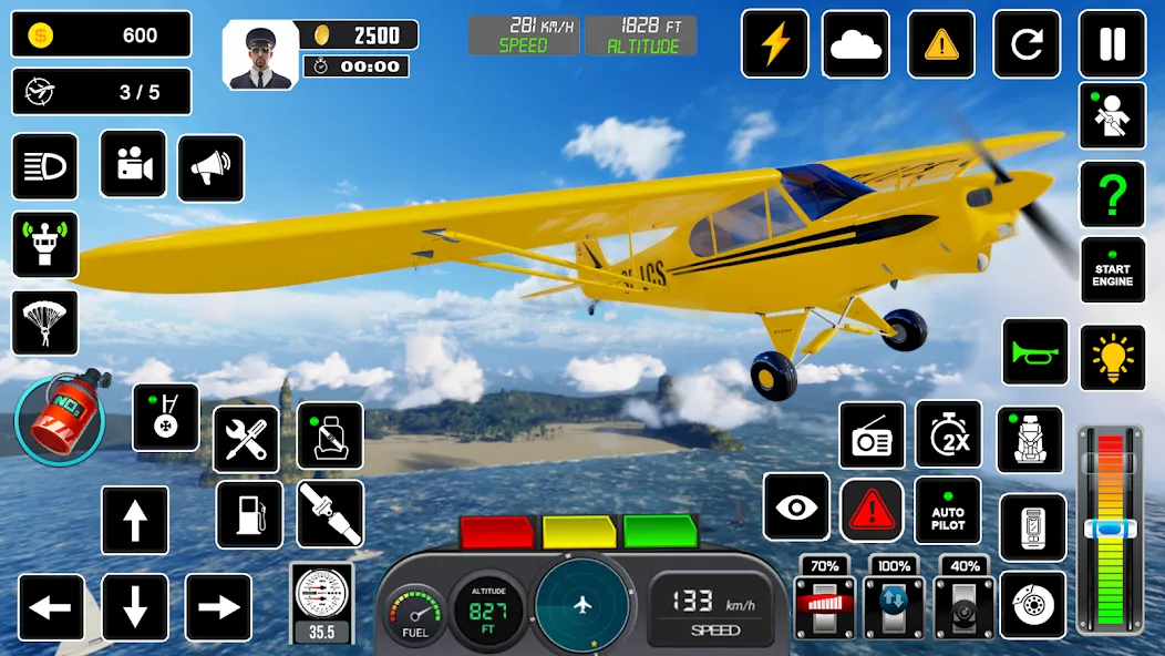 Pilot Flight Simulator Games  [МОД Mega Pack] Screenshot 5