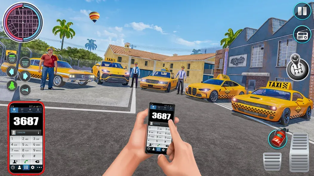 City Taxi Driving: Taxi Games  [МОД Меню] Screenshot 2