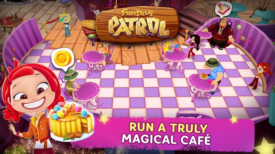 Fantasy Patrol: Cafe  [МОД Unlimited Money] Screenshot 1