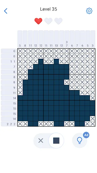 Pixel Art: Logic Nonogram (Пиксельное искусство головоломка)  [МОД Бесконечные монеты] Screenshot 4