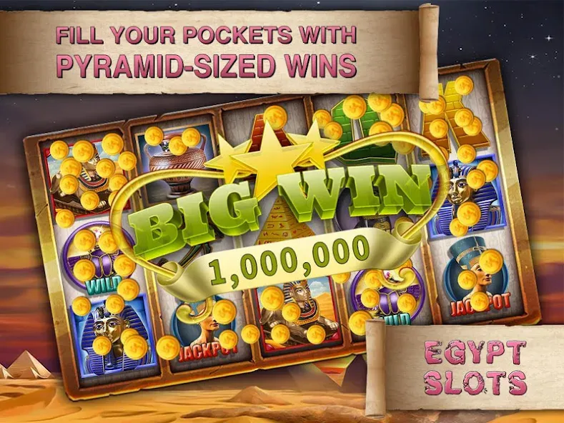 Egypt Slots Casino Machines (Египетские игровые автоматы казино)  [МОД Все открыто] Screenshot 4