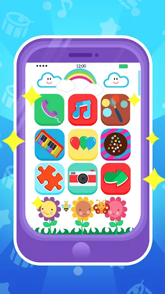 Baby Phone: Toddler Games (Беби Фон)  [МОД Unlocked] Screenshot 1